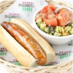 sausage and salad basket