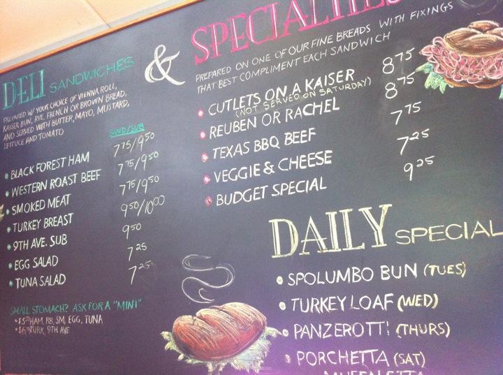 Customer Chalk Menu2