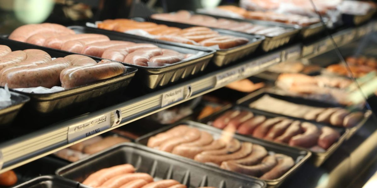 sausage display banner