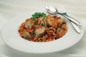 pasta with sausage