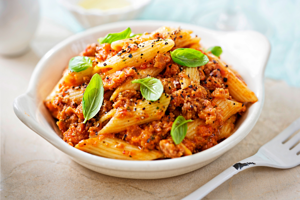 Spicy Italian Sausage Penne