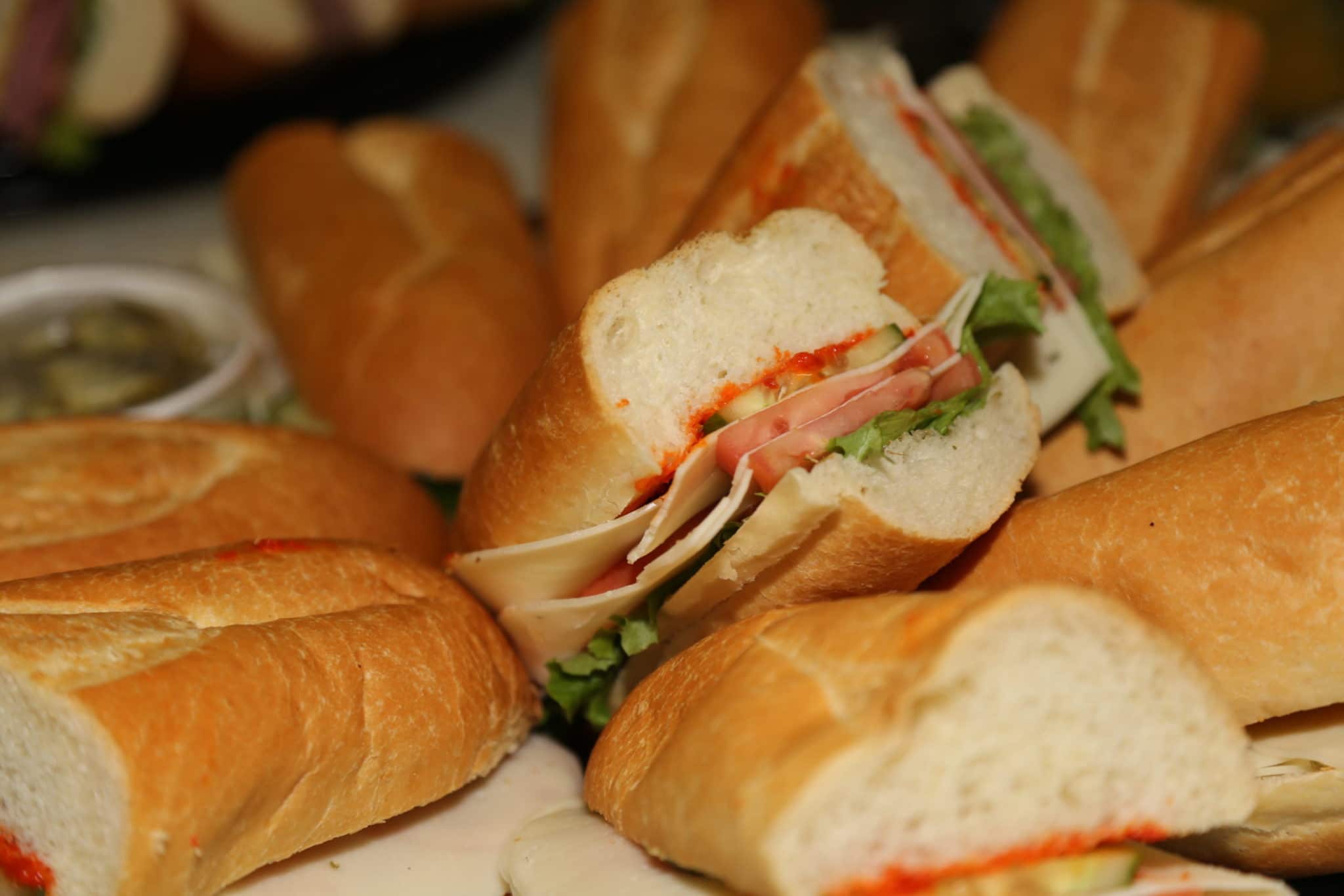 Mouthwatering sandwich
